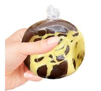 Fidget Toy - Chocolate Design Slow Rebound Ball, Wax Coated Dough Texture Sensory Handheld Relaxation Tool with Soft Press Feel, Stress Relief Function, Ideal for Classroom Rewards Party Favor
