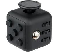 Fidget Toy Cube Toy Sensory Toy Stress Toy Anxiety Relief Toy Killing Time Finger Toy for Office Classroom Toy Gift - Black