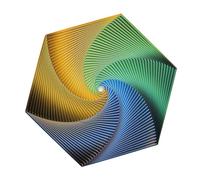 Fidget Toy | Optical Illusion Anti-Stress Toy, 3D Hexagonal with | Anti Stress Fun for Adults