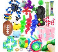 Fidget Toy Pack Sensory Toys Set for Adults, Stress Relief for Autism and Adhd, Relieve Stress Finger Hand Tangles Toy for ADD, Autism, Anxiety Relief for Birthday Party Gifts