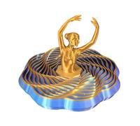 Fidget Toys Adults - Silent Rotating 3D Printed Calming Spinner, Ballet Performer Stress Relief Gadget, Compact Sensory Entertainment Accessory | Men Women Teens Students Transit Study