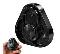 Fidget Toys Adults,Stress Relief Toys Adults,Triangular Spinner Slider for ADHD Autism Anxiety Stress Relief Sensory Toy,Mini Portable Slider Spinner Toy Anxiety Stress Relief (Black) (Black)