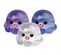 Fidget Toys Octopus, 3 Pack Squeeze Octopus Squishy Stress Toy, Portable Spherical Stress Relief And Anger-Relieving Toys, Homemade Bubble Squeezing Toy For Student Prizes Mental Health Travel School