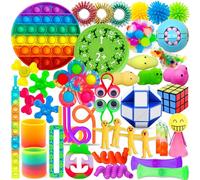 Fidget Toys Pack, Sensory Fidget Toys Set for ADHD Autism Kids , Stress Relief & Anxiety Toys, Classroom Rewards, Party Favors, Birthday For Kids Teen Adult
