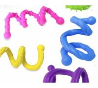 Fidget Toys Sensory Sticks for Kids Adults,6PCS Textured Stretchy Sensory Fidget Toys,Sensory Sticks Quiet Calming for ADHD,Anxiety Relief Fidgets for Classroom Travel Activities Essential