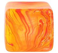 Fidget Toys Squishy Stress Cube, Stress Balls for Kids Adults Squishies Stress Relief, Ice Squishy Cube Sugar Balls, Sensory Toys for Kids with Autism, Fidgets for Classroom Prize Toys (Orange)