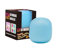 Fidget Toys Stress Balls for Kids & Adults - Sun-Sensitive Colour Changing Ice Cube Squishy, Slow Rise Dough Ball, Squishy Fidget Toys for Classroom, Stress Relief Balls for Anxiety (Blue)