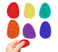 Fidget Toys Worry Stone for Kids,OIHCAZ 6Pcs Textured Sensory Toys for Autism Suitable for Children and Adults to Relieve Anxiety and Keep Calm in Schools and Workplaces Adhd Fidget Toys