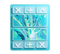 Fidget Trading Board Mat Cute Non-Slip Funny Portable Sensory Toys | Kids Fair Play Trade Station Board for Boys Girls Preschool Classroom Daycare Living Room Party Christmas Cyan Blue