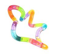Fidget Twisty Toy, Sensory Fidget Toys, Brain Imagination Tools, Anti Anxiety Sensory Toys for Kids and Adults 【Crystal Model】Rainbow Model 6 Colors