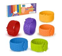 Fidgets for Kids with Slap Bracelets, 6 Pack Sensory Fidget Toys for Autism ADHD Calming Anxiety Relief Toys Classroom Rewards and Fillers