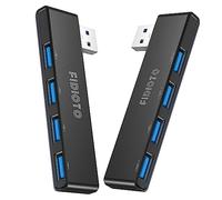 Fidioto 4 Port USB Expander Hub - 1 * 3.0, 3 * 2.0 Ports for Laptop, iMac Pro, MacBook Air, Mac Mini/Pro, Surface Pro, Notebook PC, USB Flash Drives and Mobile HDD