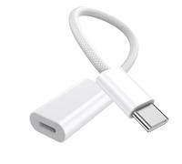 Fidioto USB C Male to Lightning Female Cable,Lightning to USB C Adapter Converter for Audio,Data&Charging,Compatible with iPhone 16/15 Series,iPad Pro,MacBook Pro,iMac and More USB-C Port Devices