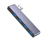 Fidioto USB Hub, 4-Port USB Splitter(1 * 3.0 Hub, 3 * 2.0 Hub) USB Splitter USB Expander for Laptop,Windows PC,Mac,Printer,Flash Drive,Mobile HDD, Notebook PC