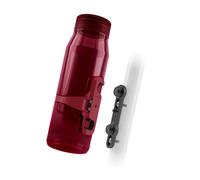 Fidlock Twist Bottle 700 Life + Bike Base 700ml Clear/Dark Red