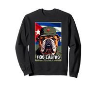 Fido Castro English Bulldog Revolutionary Sweatshirt