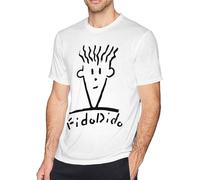 Fido Dido Men's T Shirt 100% Cottont Shirt Printing Pattern XL Black