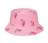 Fidra Fashion Accessories UnisexFidra Adult, Boys, Girls, Flamingo Design Reversible Sun Festival Summer Holiday Bucket Hat, 3 Colour Designs. Fast UK Post (Pink)