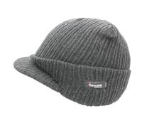Fidra Unisex Adults Knitted Thinsulate 3M Peaked Beanie Cap,4 Colours (Acrylic, Grey)