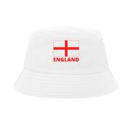 Fidra White England Cotton Bucket Hat. Fast UK Post 58/59cm one Size fits All Small to XLarge. 48-72 Hour delivery