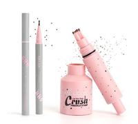 FIDWALL Freckle Pen & Freckle Stamp, Waterproof Long Lasting Freckles Makeup Kit with Fake Freckles Pen and 5-Point Stamp, Easy Henna Freckles Style Tool for Natural Sun-kissed Look (02#Medium)