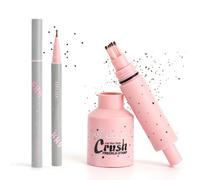 FIDWALL Freckle Pen & Freckle Stamp, Waterproof Long Lasting Freckles Makeup Kit with Fake Freckles Pen and 5-Point Stamp, Easy Henna Freckles Style Tool for Natural Sun-kissed Look (03#Deep)