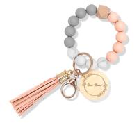 FIDWALL Personalised Keyring,Number Plate Keyring,Custom Keyring,Keychain Wristlet,Bracelet Keychain for Women,Custom Name,For Motorhome Keys,Perfect Present (Color-6)