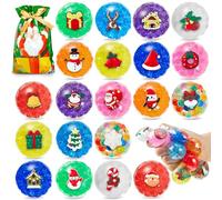 FIDWOD Stress Ball Fidget Toys for Kids: Party Bag Fillers Sensory Gifts Pack - Squishy Set Balls with Water Beads - Anxiety Relief for Autism Boys and Girls 20 PCS
