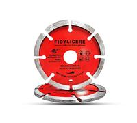 Fidylicere 2 x Diamond Mortar Rake Disc 115mm (4.5") for Angle Grinder - Masonry Joint Raking Blade, Brick Repointing Tool for Fast Removal of Old Mortar