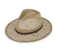 fiebig Traveller sea Grass hat for Women & Men | Sun hat Made of 100% sea Grass | Summer hat with Vegan Leather Strap | Straw hat in Natural Colour & Many Sizes