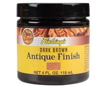 Fiebing's Antique Finish Paste - 4 Ounces - Dark Brown, 4 Ounces