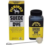 Fiebings Suede and Roughout Dye - 4 Ounces, Navy