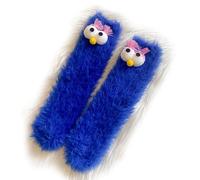 Fiednoy 2 Pairs Monster Socks Silly Socks Weird, 3D personalized, Crazy, Ugly, Quirky, Novelty Gift for Women, Halloween Mid-Calf Socks