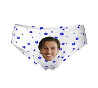 Fiednoy Custom Underwear for women Personalized Underwear with Face picture Panties Funny Gifts for Her