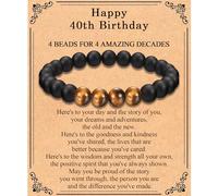 FIEEFX 13 16 18 21 30 40 50 60 Year Old Boy Male Man Gifts, 13th 16th 18th 21st 30th 40th 50th 60th Birthday Gifts for Boys Men Him, Bracelet Gifts for Him Boys Men Male Son Husband Dad Boyfriend, 5