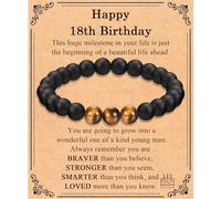 FIEEFX 13 16 18 21 30 40 50 60 Year Old Boy Male Man Gifts, 13th 16th 18th 21st 30th 40th 50th 60th Birthday Gifts for Boys Men Him, Bracelet Gifts for Him Boys Men Male Son Husband Dad Boyfriend, 5