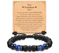 FIEEFX To Mens Boys Gifts, Bracelet Gifts for Boyfriend Brother Friend Grandson Son Nephew, Birhtday Chrismtas Valentines Fathers Day Easter Graduation Gifts for Him Men Boy Male, 6-11", Stone, no
