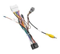 Fiegromech Android Car Stereo Adapter Relacement for Mitsubishi Outlander Radio Wiring Harness,20Pin Car Audio Wire Cable with Reversing RCA Connector,No Factory Camera&Canbus