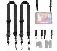 FIEIL 5 Pack Universal Shoulder Strap, Replacement Nylon Neck Lanyard, Comfortable Adjustable Shoulder Strap for iPad, Camera, Crossbody Bag, Binocular, Tablet