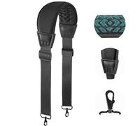 FIEIL 67" Universal Shoulder Strap, Mesh Thick Padded Bag Strap with Double Adjustable Buckles and Metal Hooks (3D Air Cushion)
