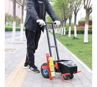 Field and Floor Marking Machine, Adjustable Arc and Width for Efficient Line Painting, Ideal for Parking Lots, Factories, and Driveways