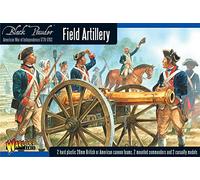 Field Artillery - 28mm Scale Plastic Miniatures for Black Powder by Warlord Games - Highly Detailed American War of Independence Era for Table-top Wargaming