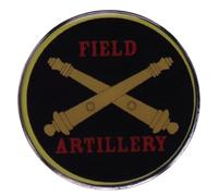 Field Artillery Branch US Army Insignia Combat Arms Cannons 1.2" Enamel Pin Badge