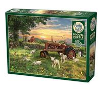 Cobble Hill 1000 Piece Puzzle - Field at Sunrise - Sample Poster Included