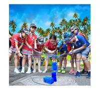 Field Day Game Sets Team Stacking Tower Game Outdoor Lawn/Beach Teamwork Birthday Party Suitable for 5-20 People