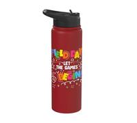 Field Day Let The Games Begin Field Trip Field Day Stainless Steel Insulated Water Bottle