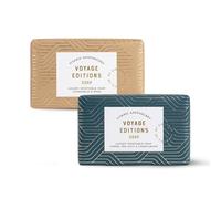 Field Day - Titanic Sea Salt & Rose Soap Bar Bundle - 2 x 190g - Luxury Vegetable Soap - Vegan & Cruelty Free - Softening & Moisturising - Art Deco Inspired - Elegant Bathroom Gift - Made in the UK