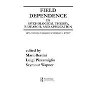 Field Dependence in Psychological Theory, Research and Application: Two Symposia in Memory of Herman A. Witkin
