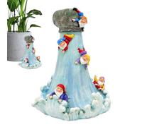 Field Dwarfs Tool - Humorous Orchard Figurine, Polymer Artwork Ornamental, Amusing Estate Adornment, Grass Trinkets Box | Box for House Sod Courtyard Lanai Way Flora Porch Present Walkway