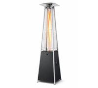 Field & Flame Alder Pyramid Gas Heater in Black